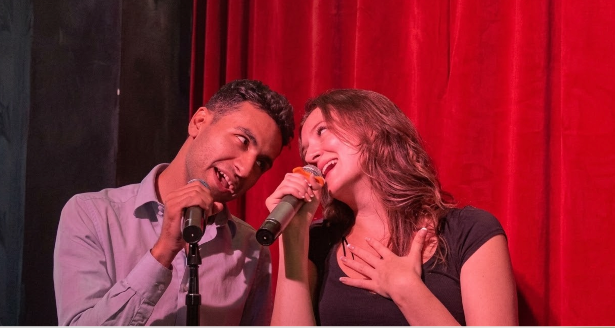 DRIVE team karaoke moment