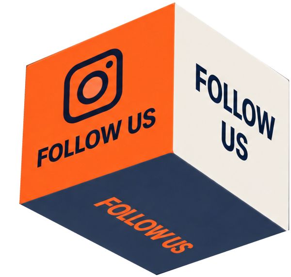 FOLLOW US Instagram cube